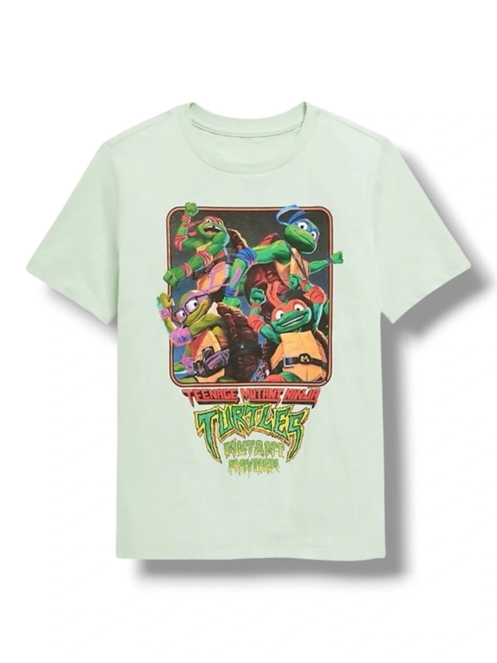 Kids Teenage Ninja Mutant Turtles TMNT Graphic T-Shirt - Size Large 10/12 - NWT - Picture 1 of 2